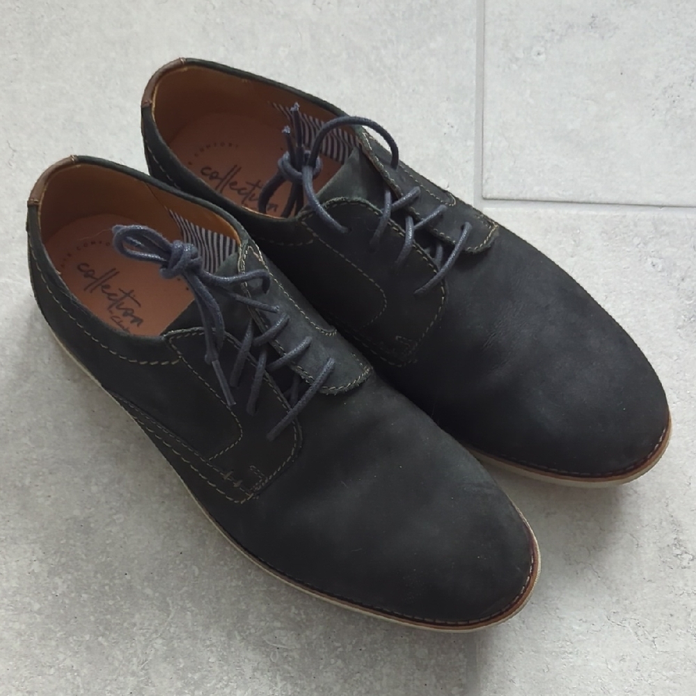 Clarks Men's Black Oxfords